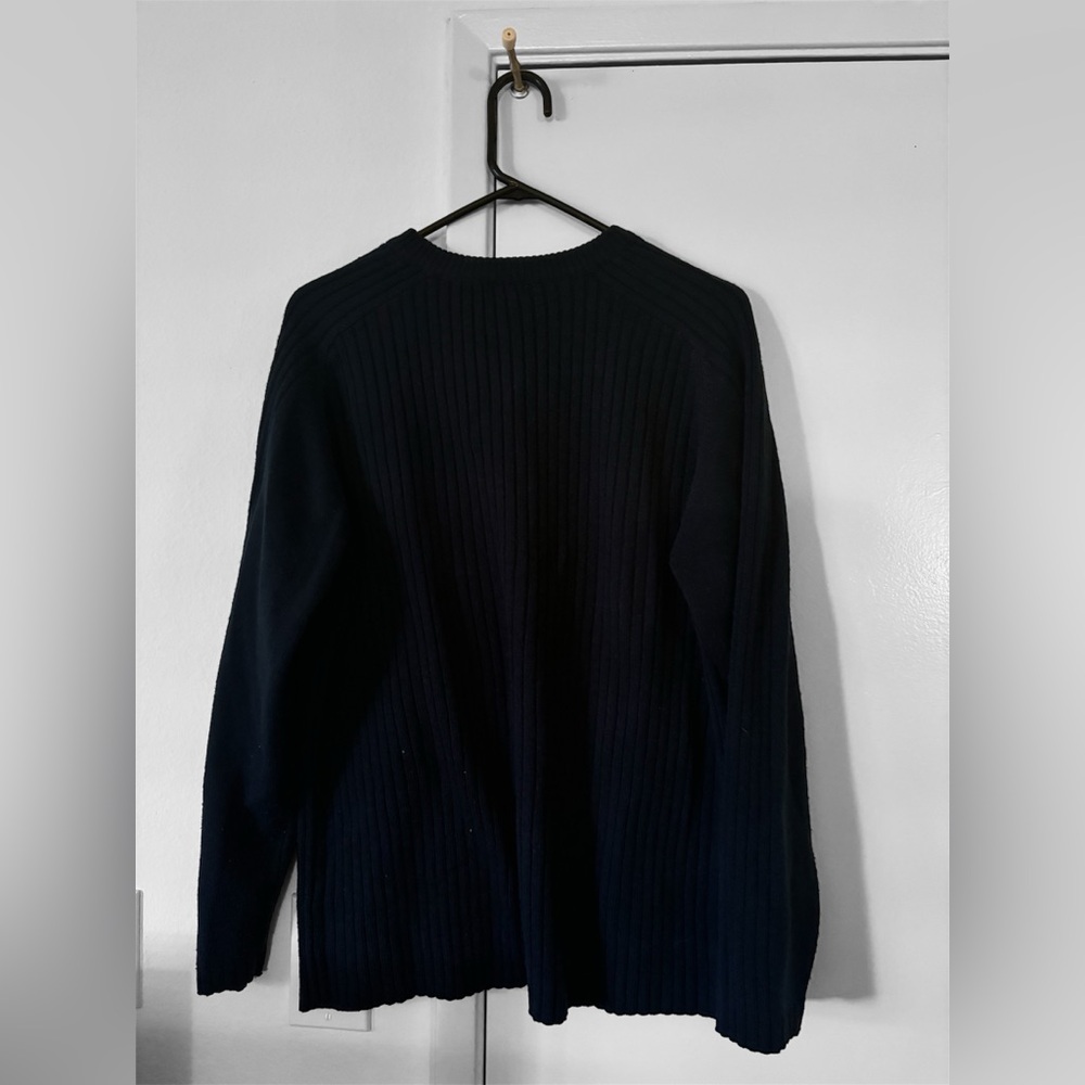 Deep Blue Knitted Sweater
